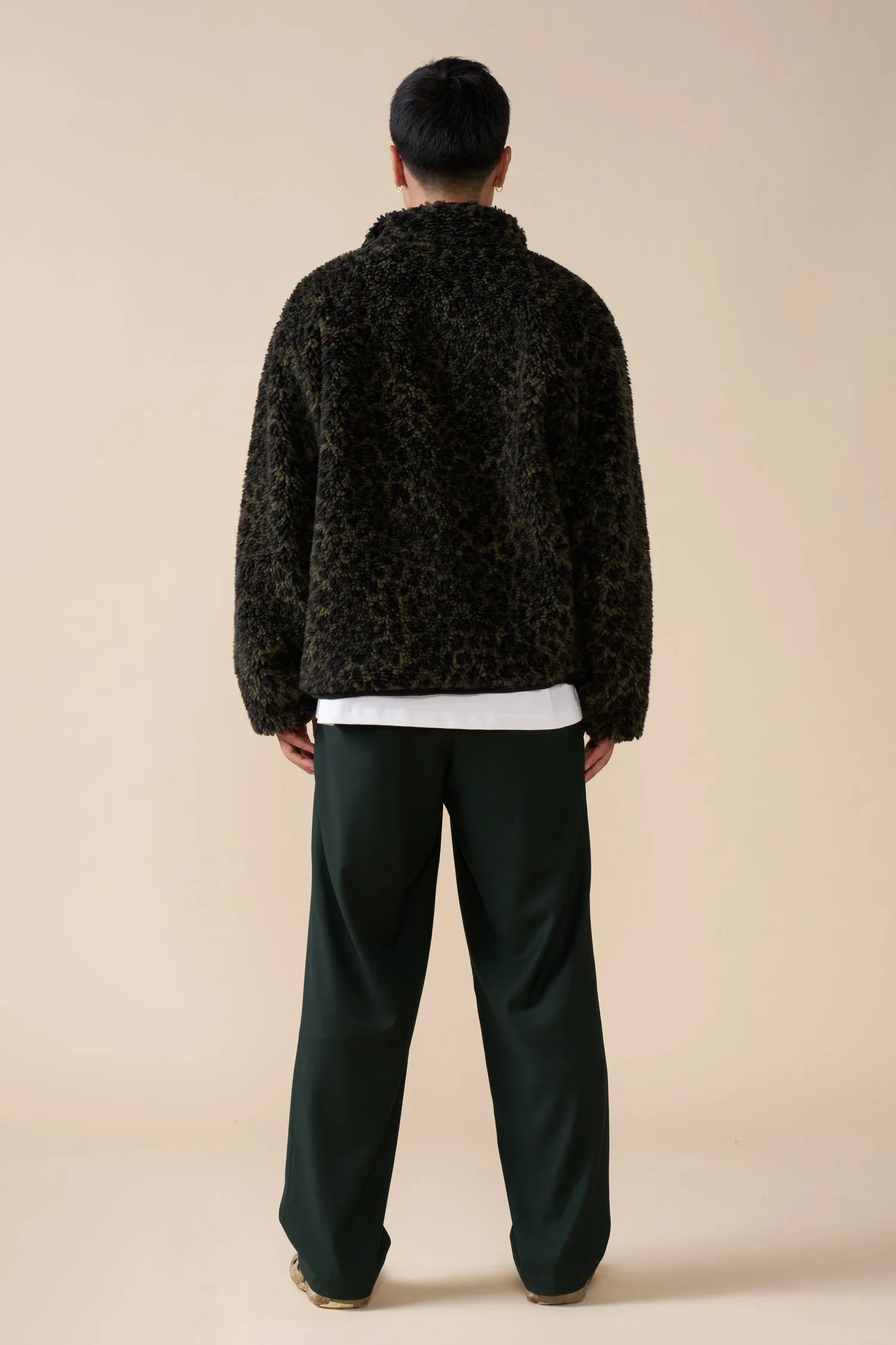 Leopard  Fleece Jacket