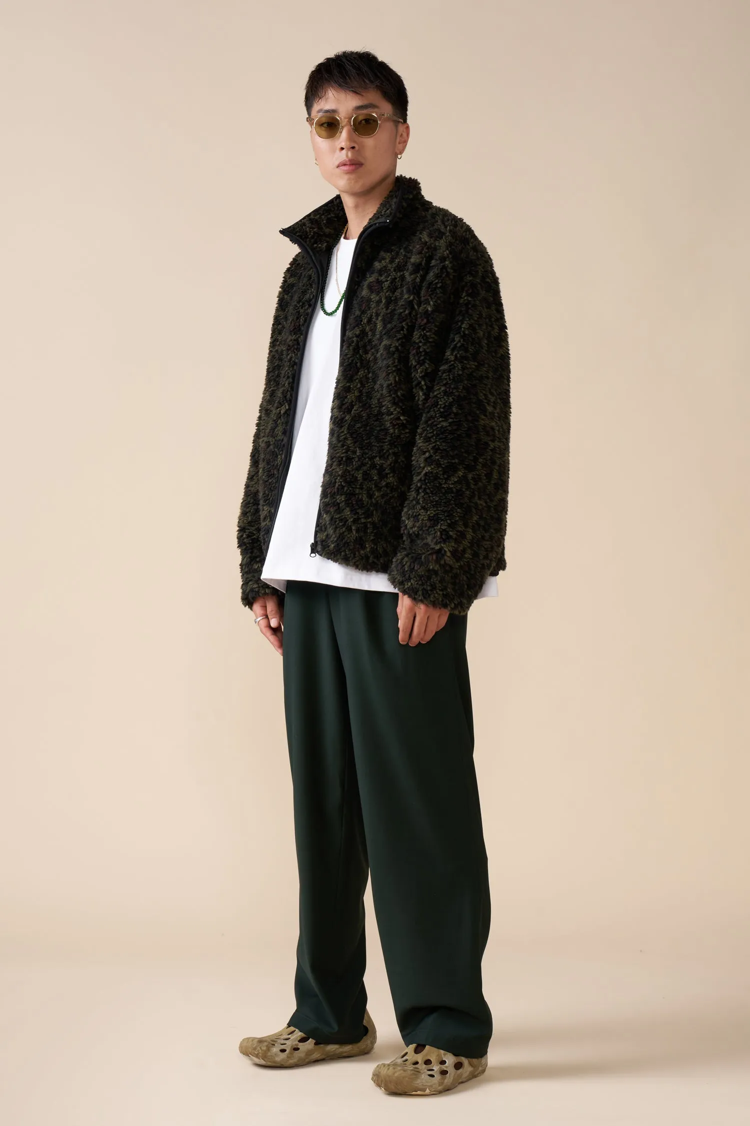 Leopard  Fleece Jacket