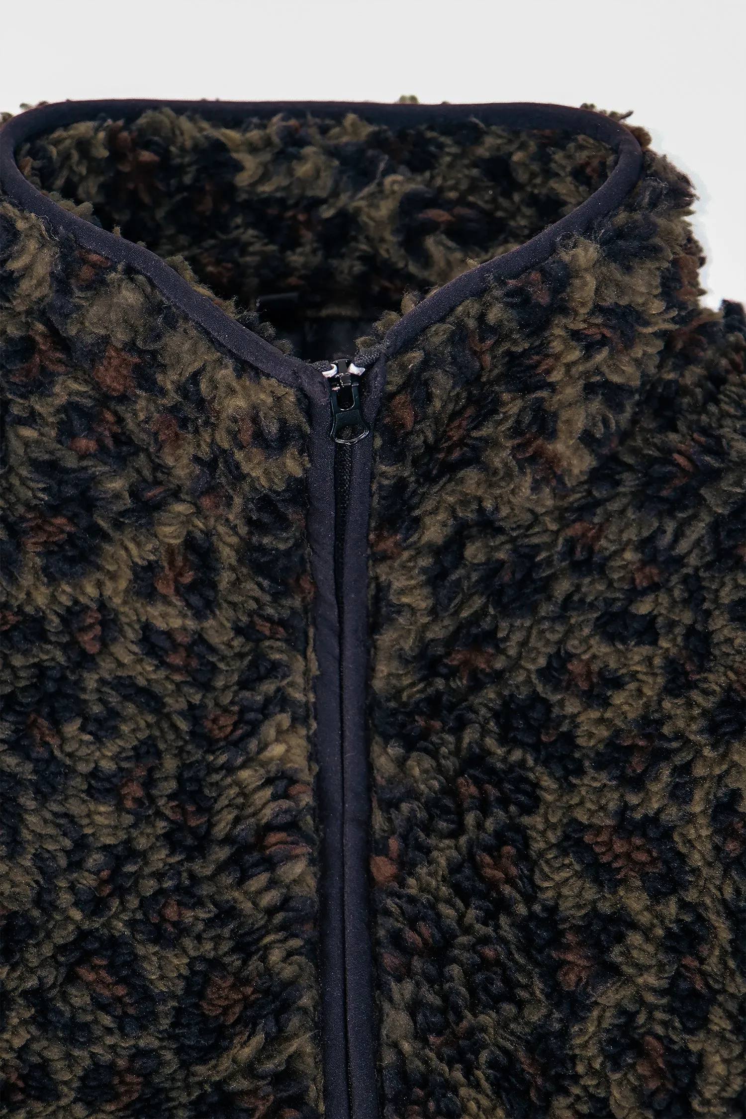 Leopard  Fleece Jacket