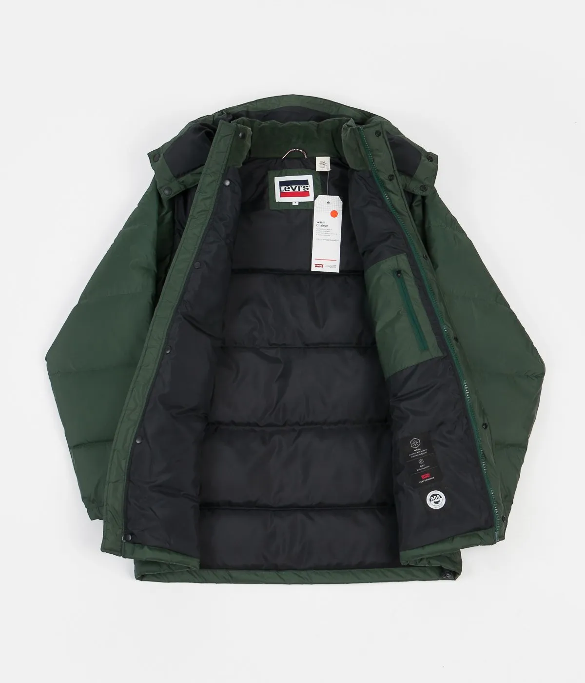 Levi's® Red Tab™ Fillmore Mid Parka Jacket - Python Green