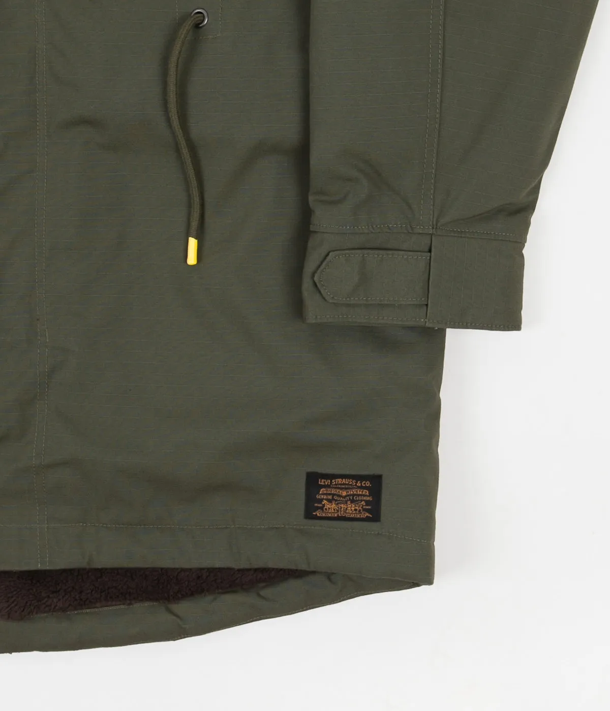 Levi's® Skate Fish Tail Parka Jacket - Olive Night