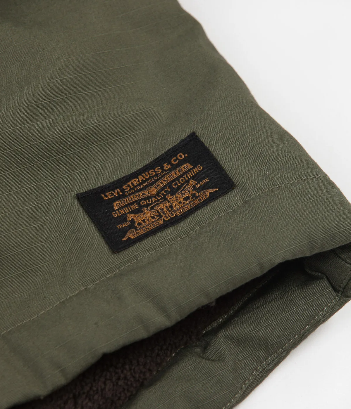 Levi's® Skate Fish Tail Parka Jacket - Olive Night