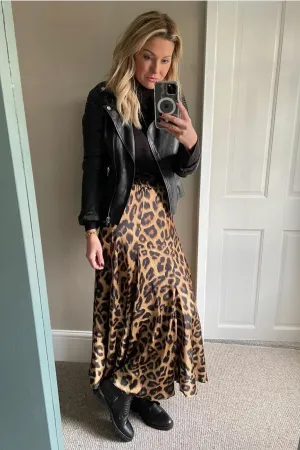 Liv Leopard Maxi Skirt | Classic Leo