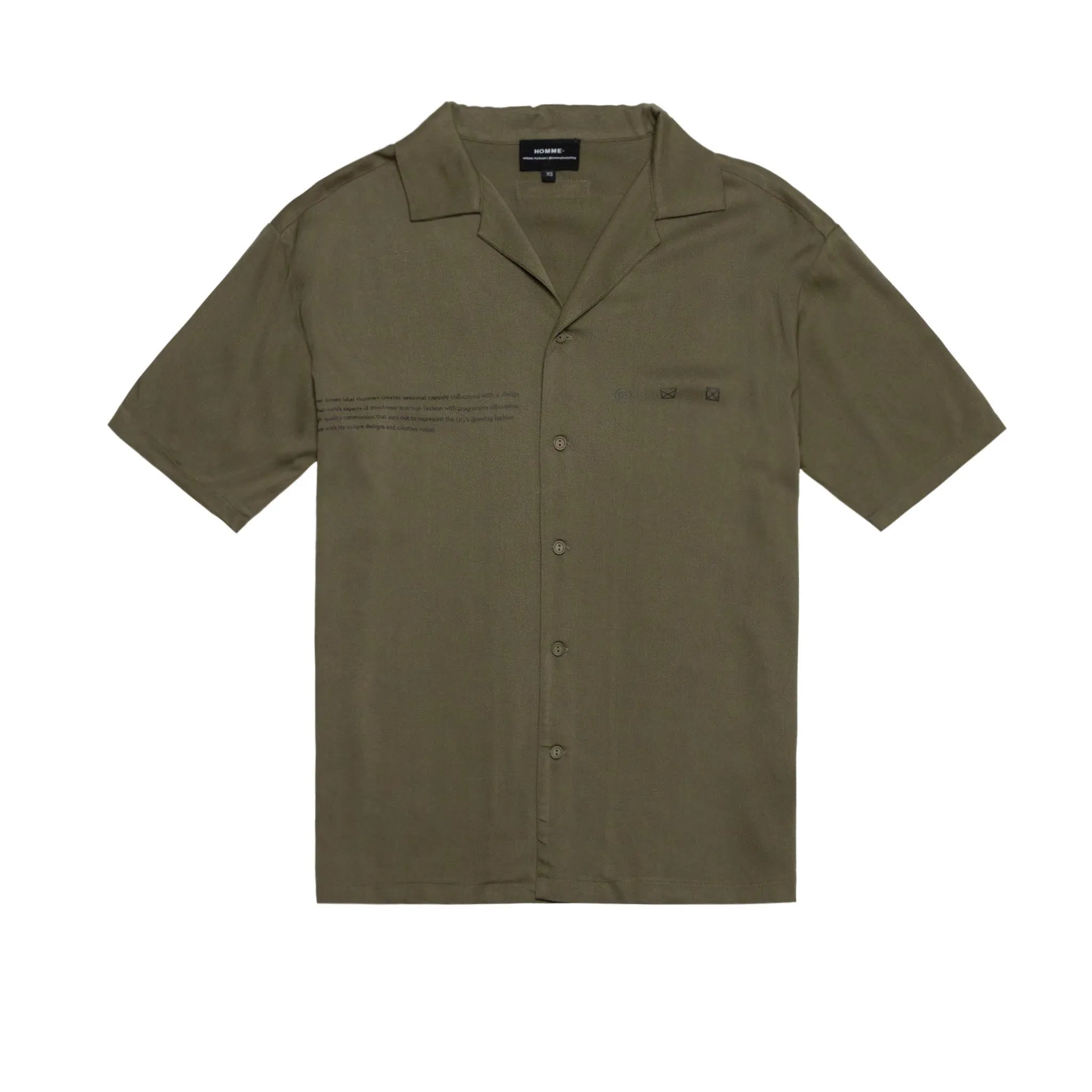 Loose Fitting Camp Shirt