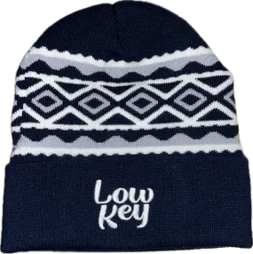 Low Key Holiday  - Blue Beanie