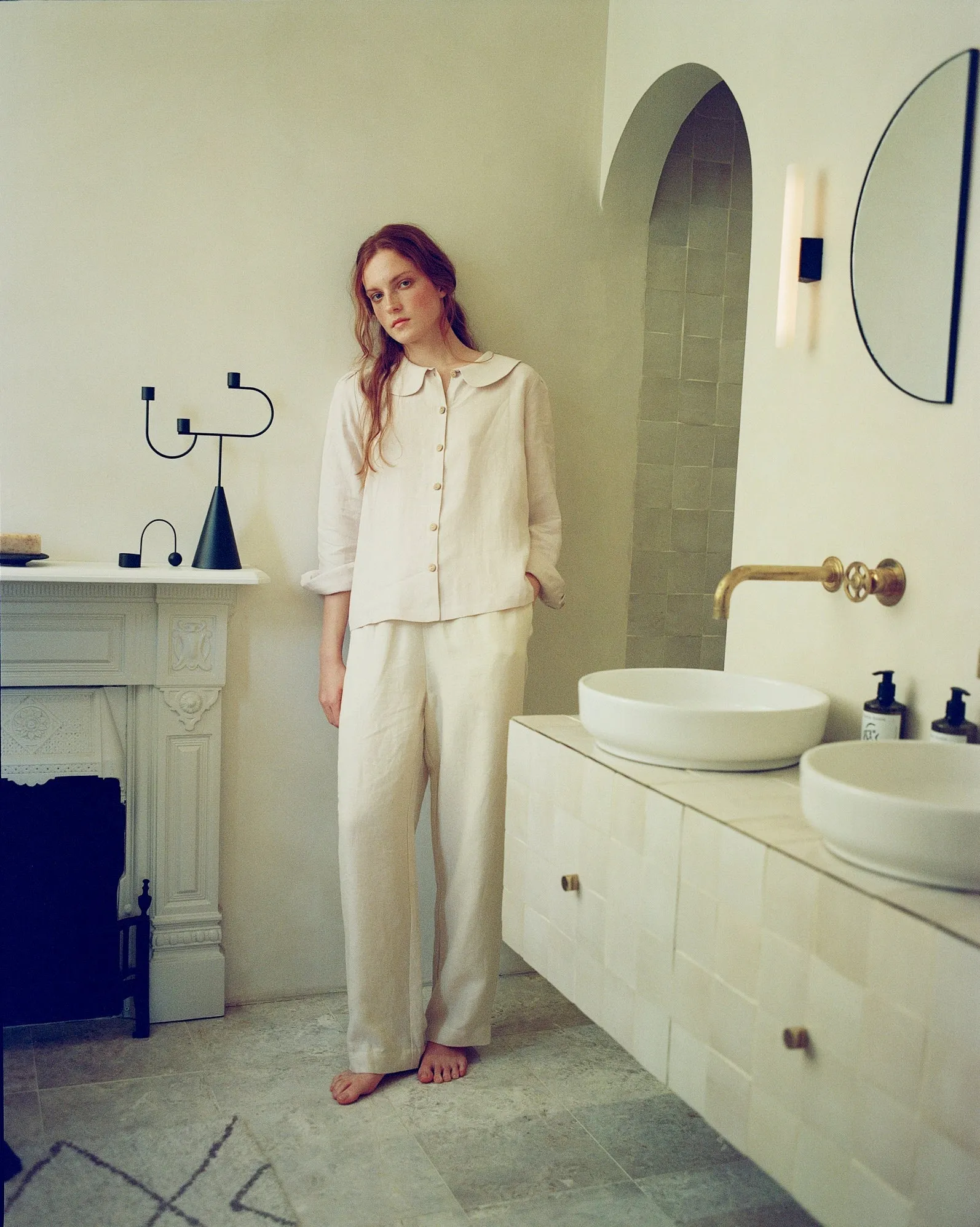 Maya Linen Trousers - Natural