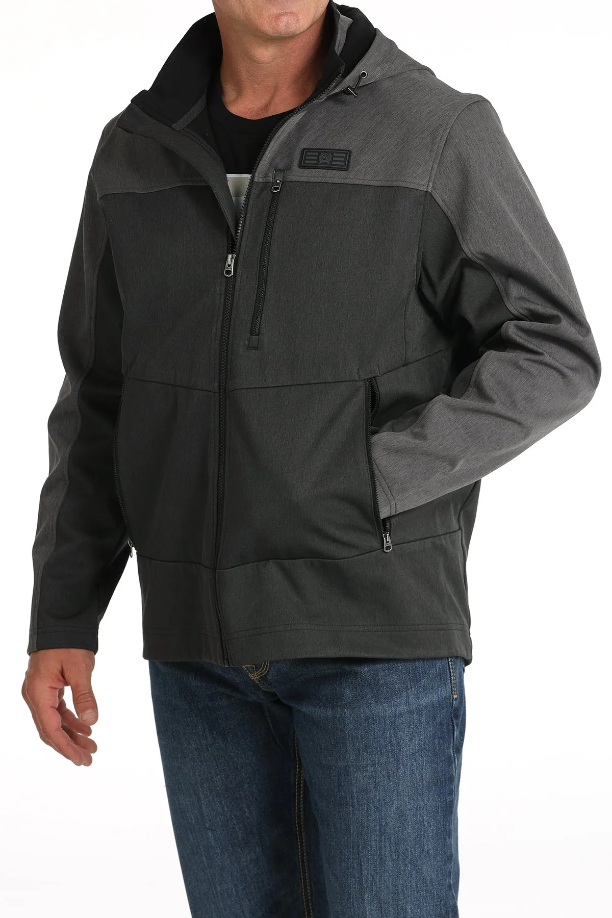 Men's Cinch Hooded Softshell Jacket #MWJ1593002