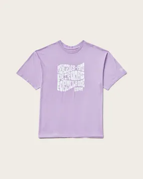 Mens Retro Tee Lilac