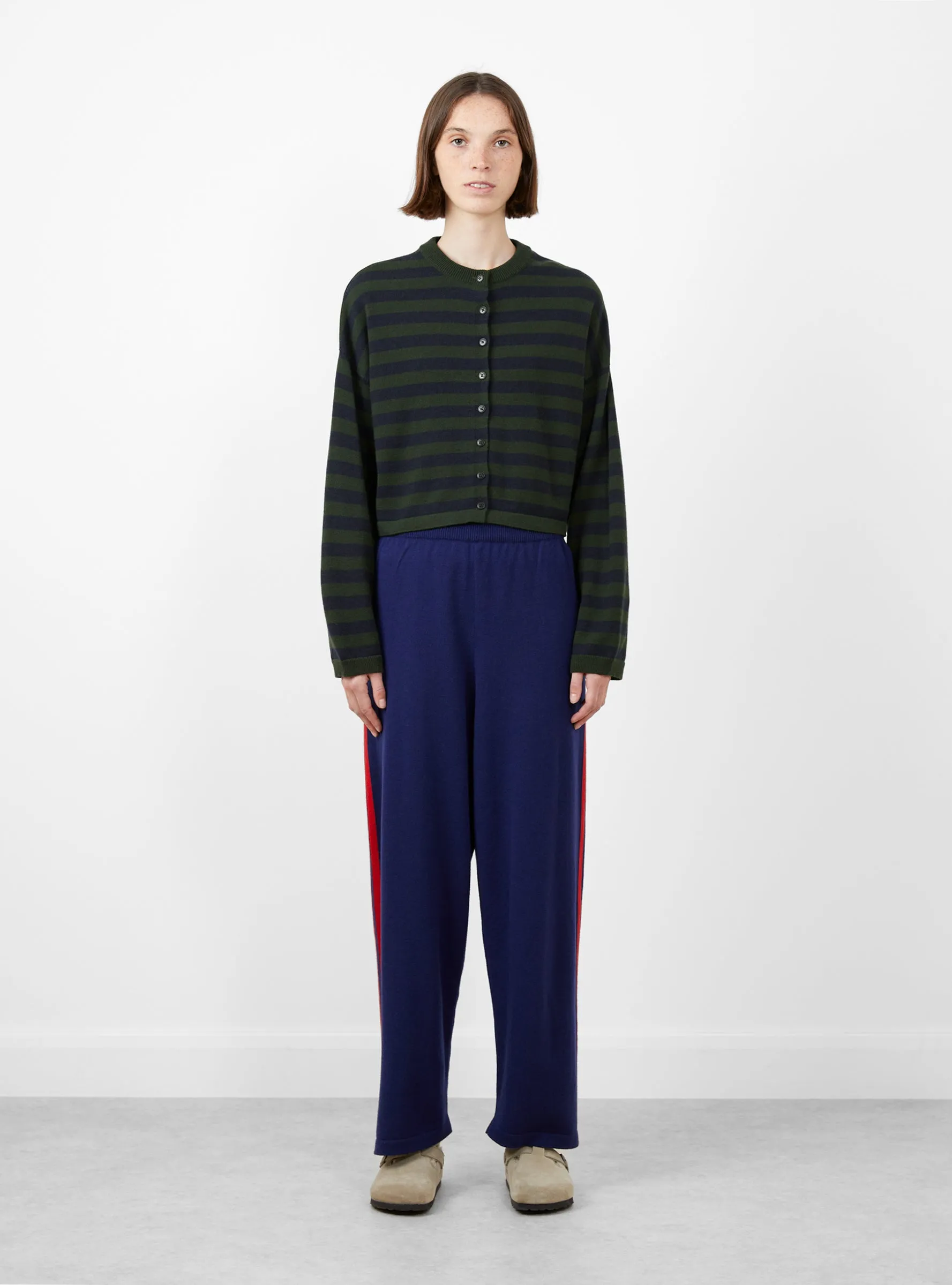 Merino Wool Pants Midnight Blue