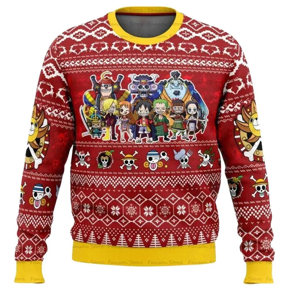 Merry Mugiwara Christmas Sweater