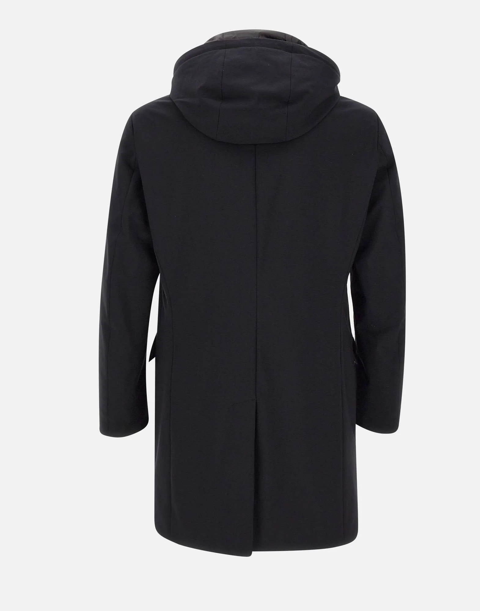 Midnight Blue Padded Parka with Hood