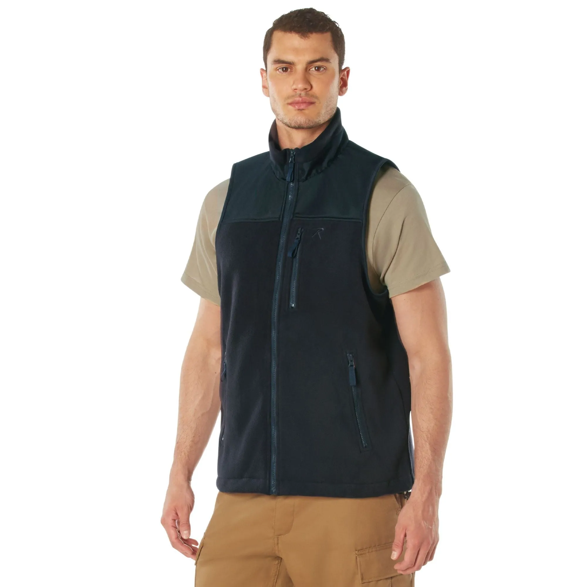 Midnight Navy Blue - Spec Ops Tactical Fleece Vest - Military tactical vest