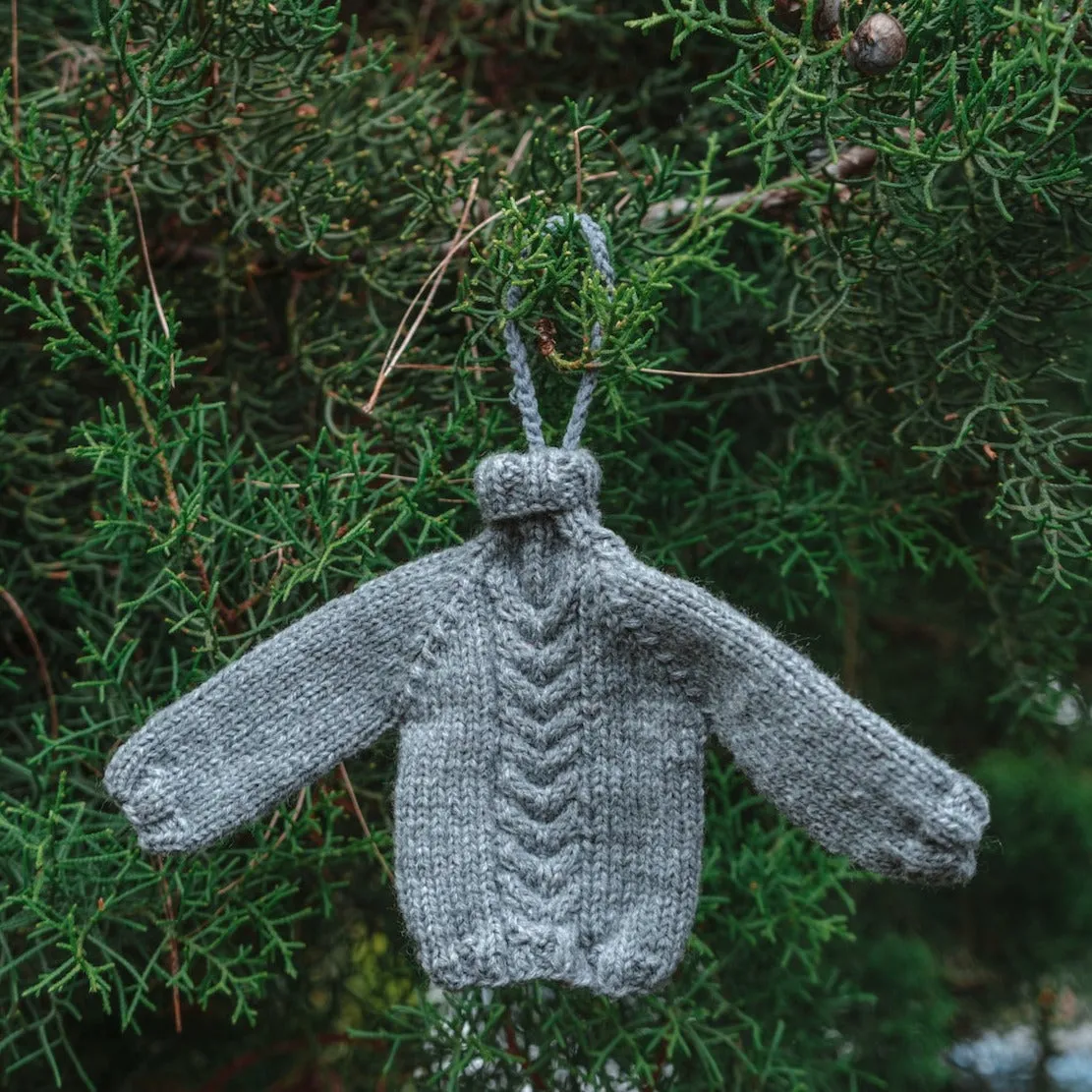 Mini Sweater and Hat Ornaments