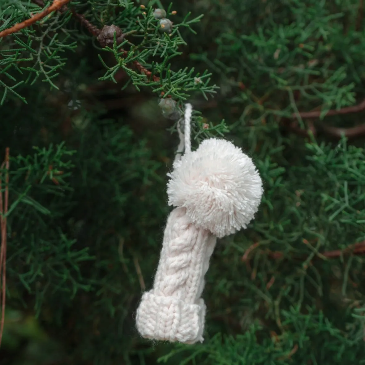 Mini Sweater and Hat Ornaments