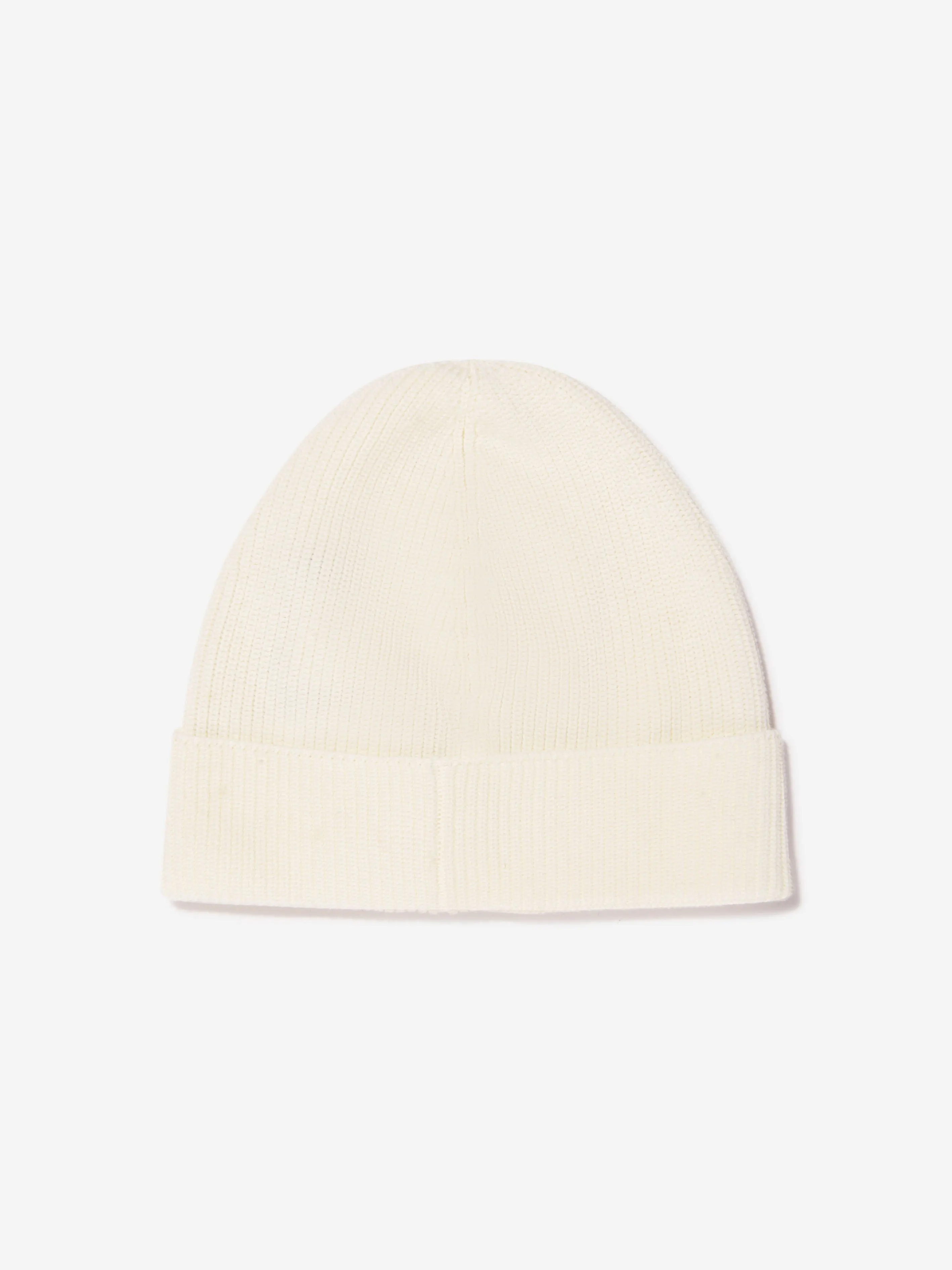 Moncler Enfant Baby Beanie Hat in Ivory