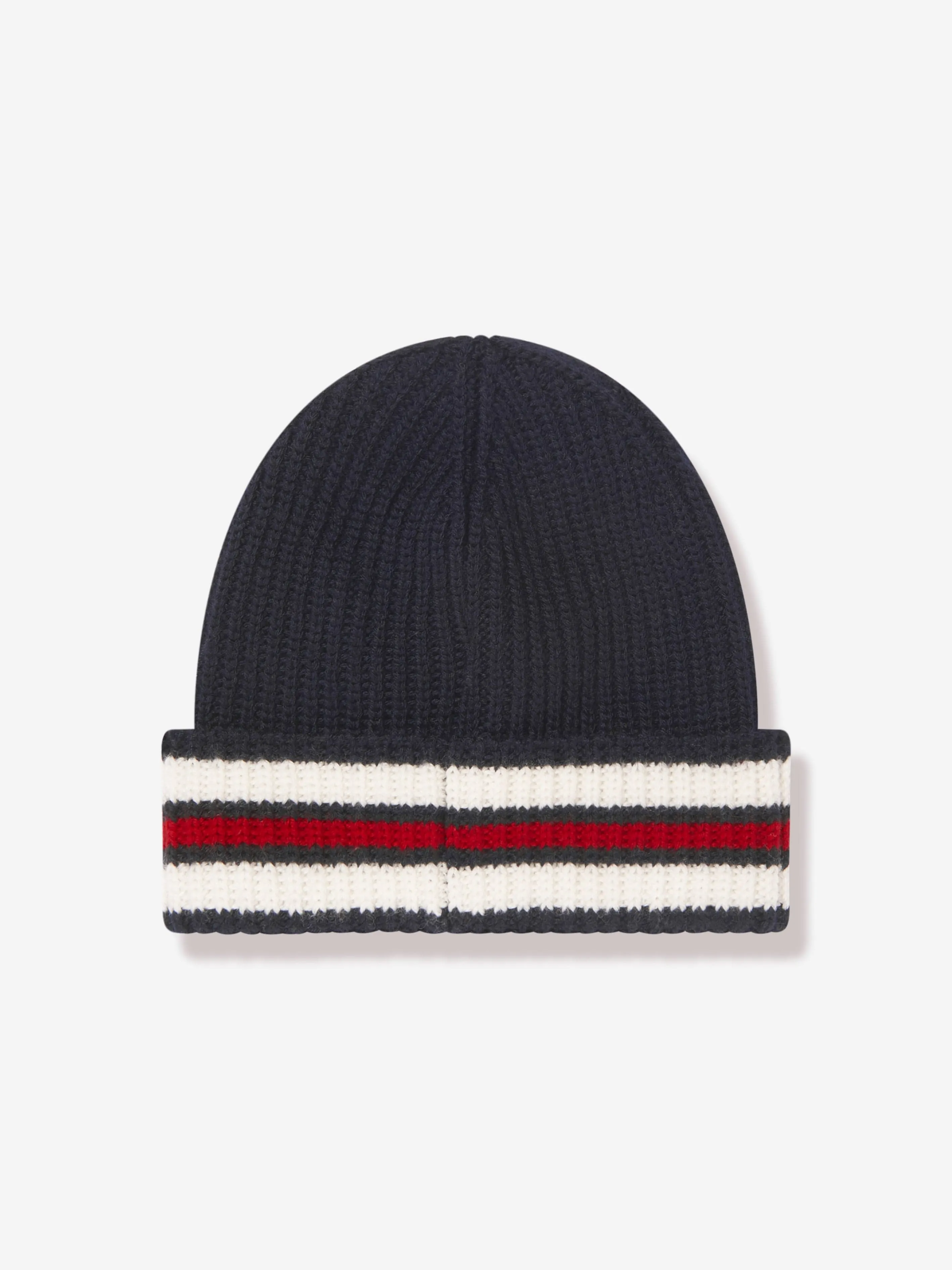 Moncler Enfant Baby Boys Wool Beanie Hat in Navy