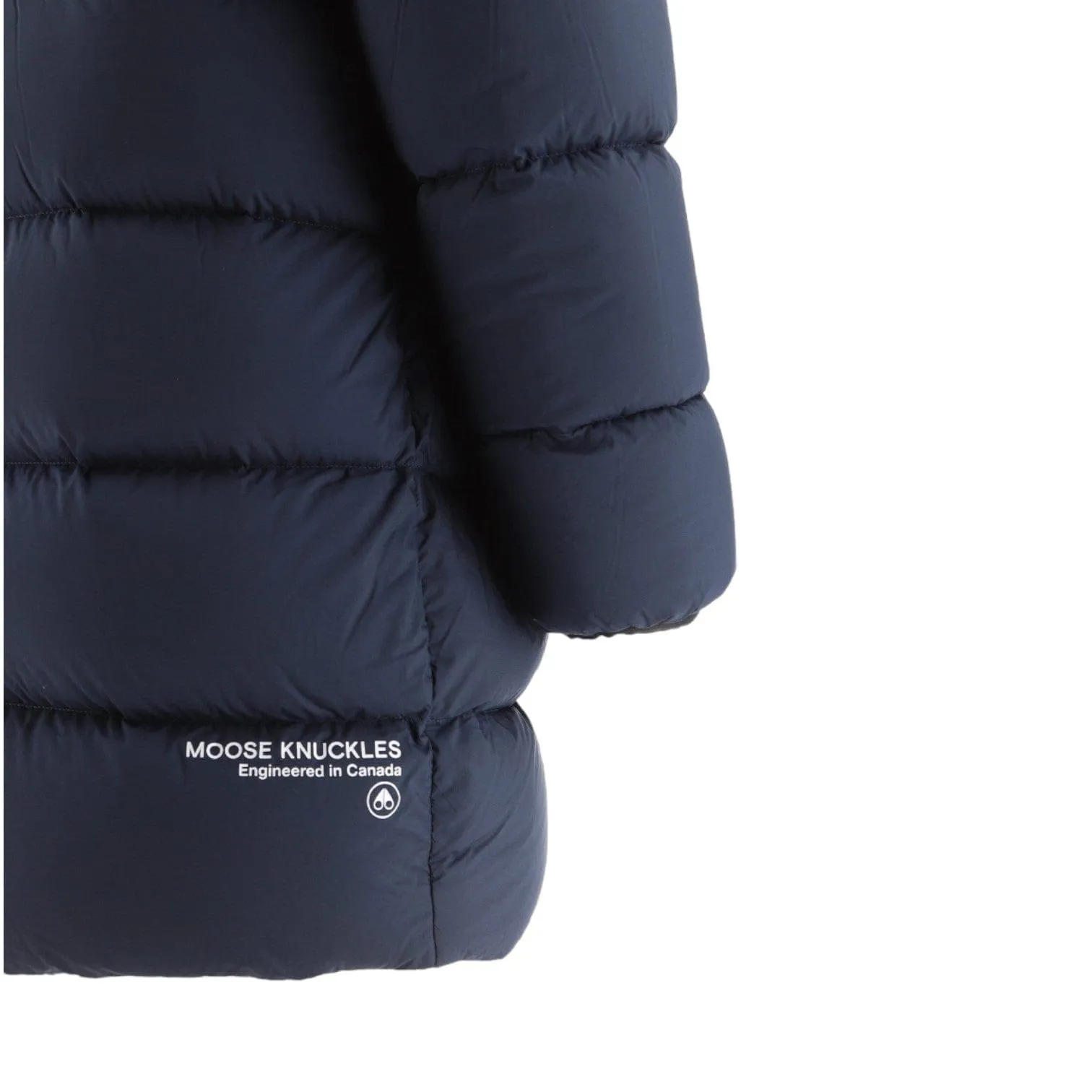 Moose Knuckle Flightweight Nostrand Down Parka Jacket Dark Sapphire