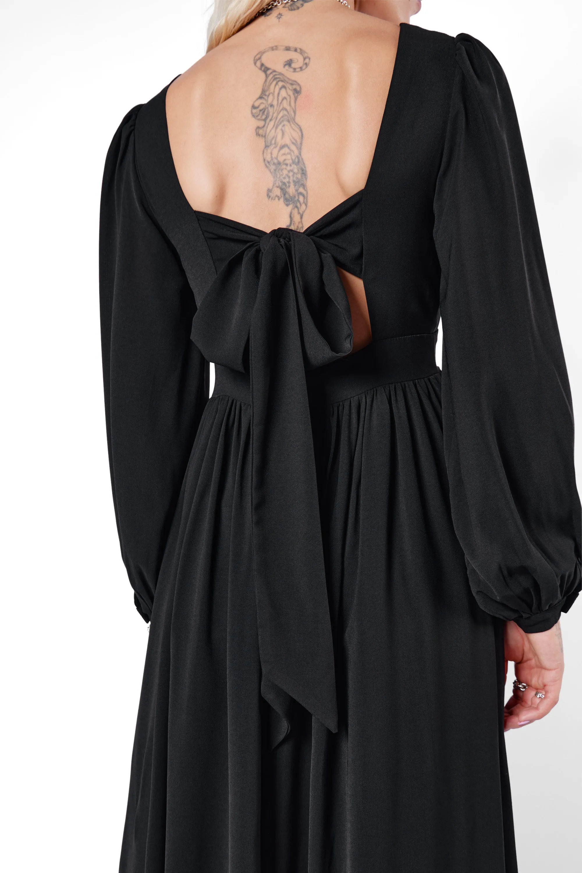 Morgana Tie Back Maxi Dress