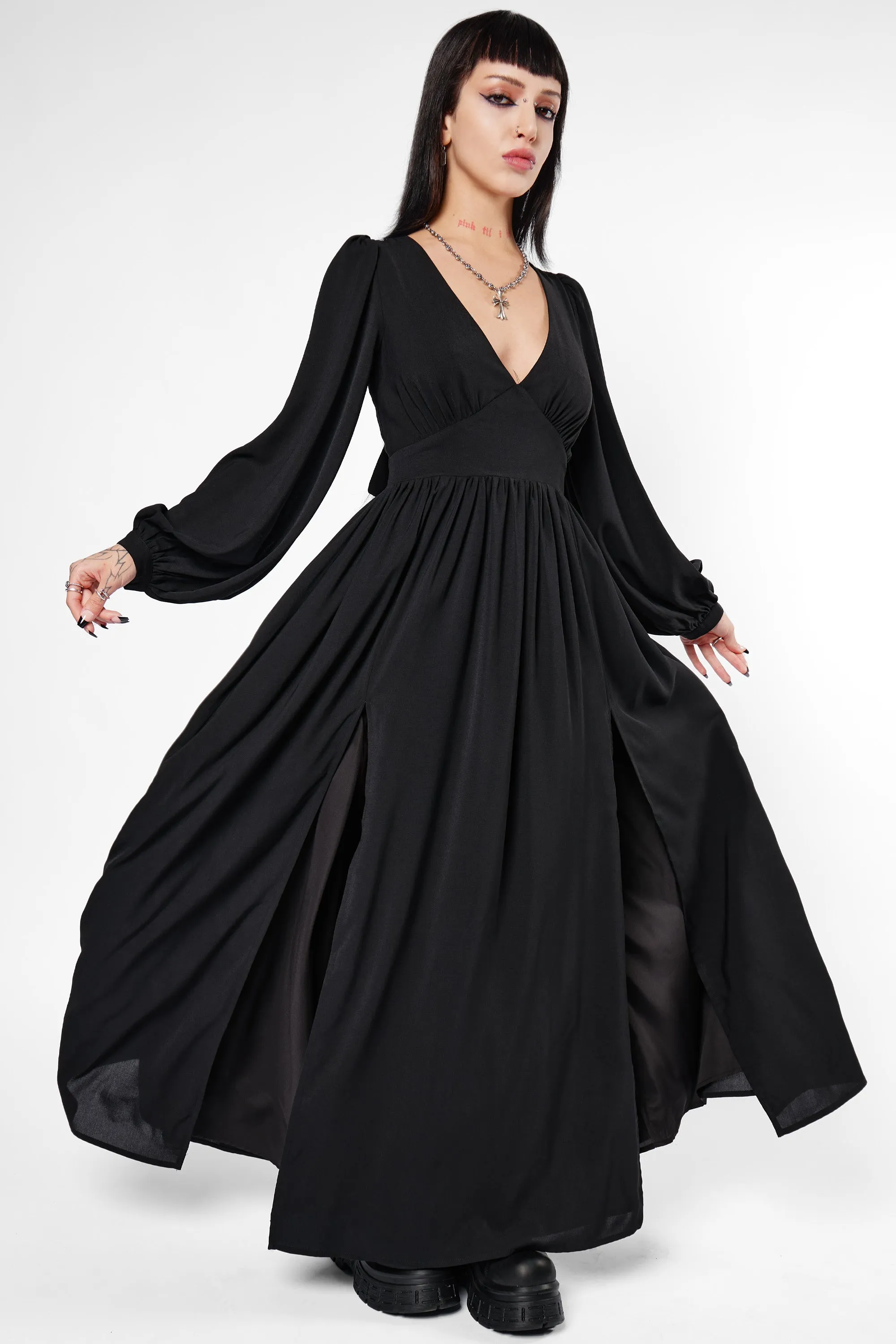 Morgana Tie Back Maxi Dress