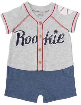 Mud Pie Baseball Raglan One Piece