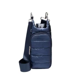 Navy Blue Shiny HydroBag® with Matching Solid Navy Strap