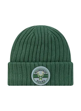 New Era Cuff Milwaukee Bucks Patch Knit Hat