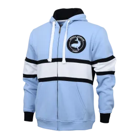 NRL Retro Zip Hoodie - Cronulla Sharks - Full Zip - Fleece - Jacket