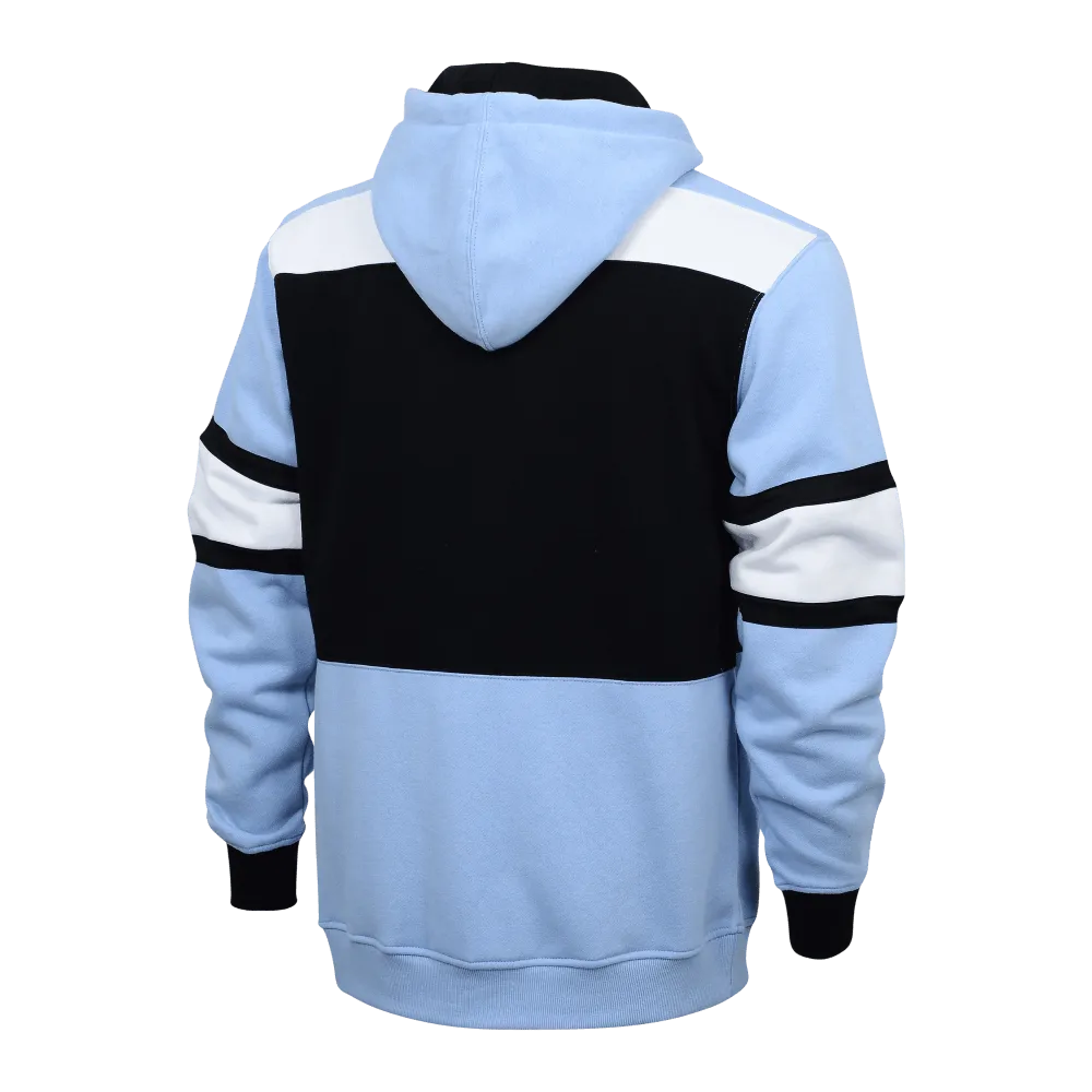 NRL Retro Zip Hoodie - Cronulla Sharks - Full Zip - Fleece - Jacket