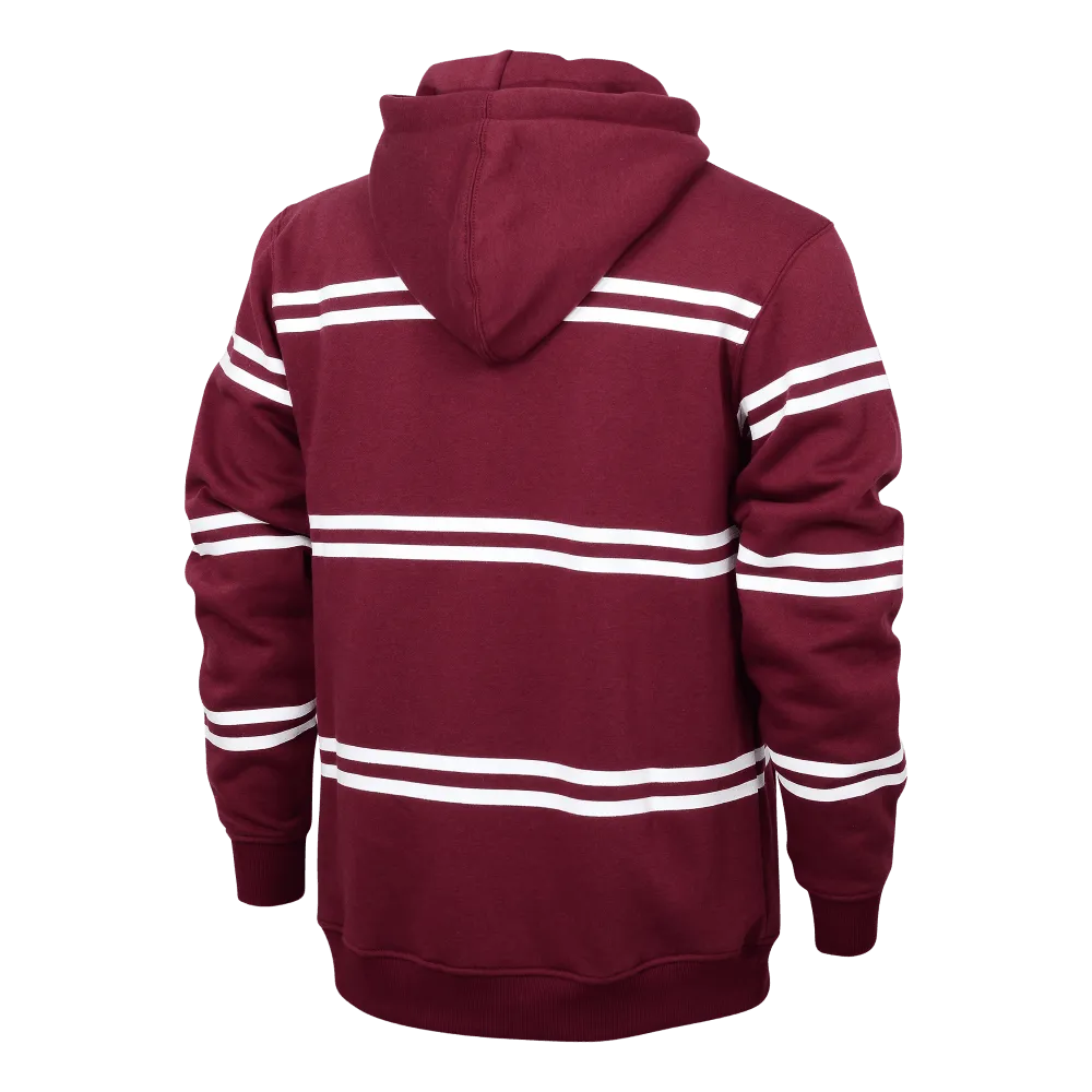 NRL Retro Zip Hoodie - Manly Sea Eagles - Full Zip - Fleece - Jacket