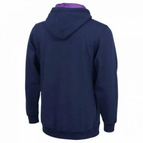 NRL Retro Zip Hoodie - Melbourne Storm - Full Zip - Fleece - Jacket