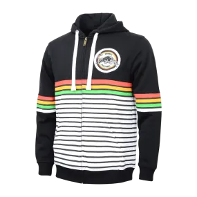 NRL Retro Zip Hoodie - Penrith Panthers - Full Zip - Fleece - Jacket