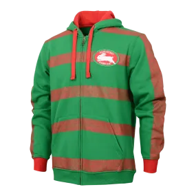 NRL Retro Zip Hoodie - South Sydney Rabbitohs - Full Zip - Fleece - Jacket