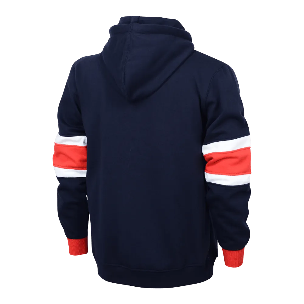 NRL Retro Zip Hoodie - Sydney Roosters - Full Zip - Fleece - Jacket