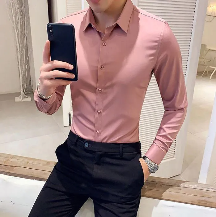 Old Money Premium Light Pink Shirt by Italian Vega®