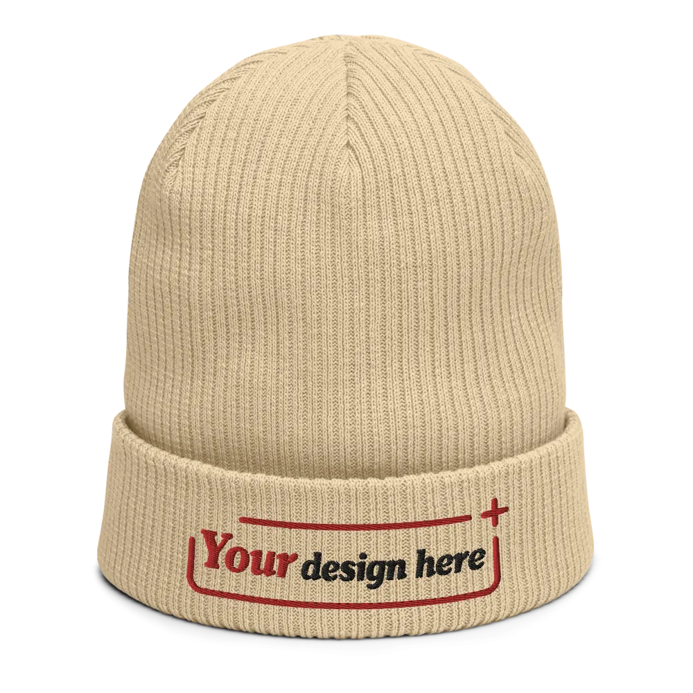 Organic Ribbed Beanie | Beechfield B50