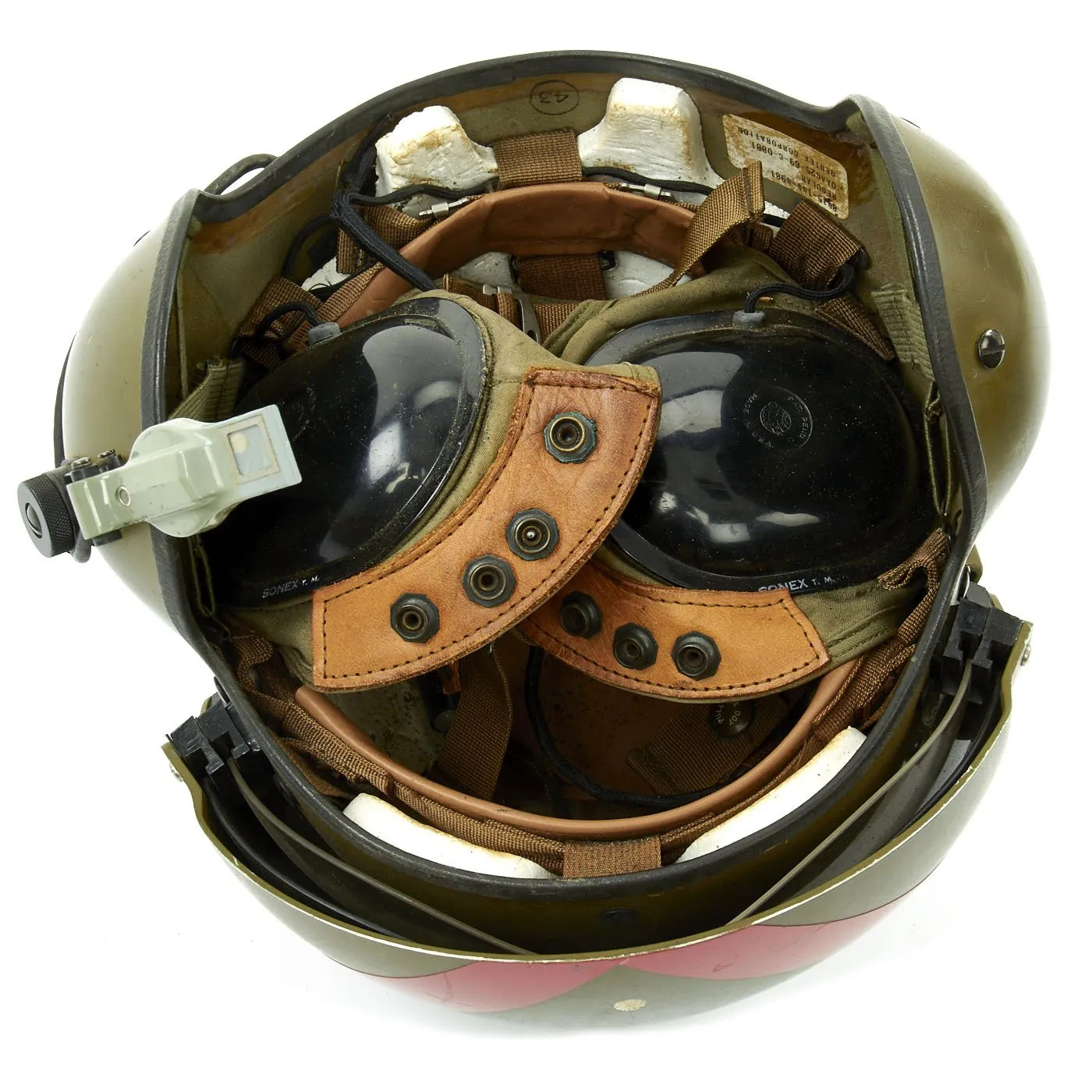 Original U.S. Vietnam War Helicopter Pilot Gentex SPH-4 Helmet with Carry Bag & Named 101st Airborne Jacket