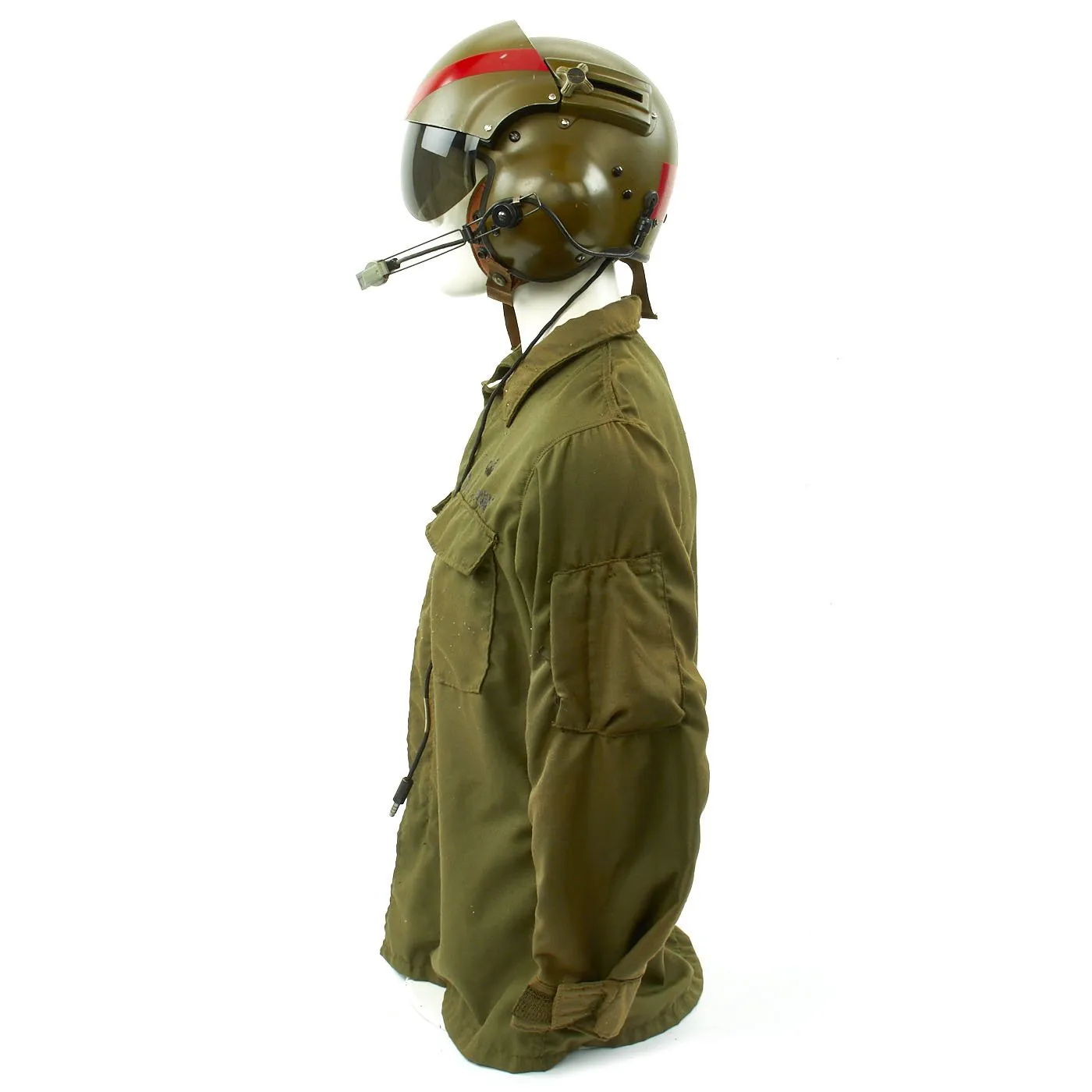 Original U.S. Vietnam War Helicopter Pilot Gentex SPH-4 Helmet with Carry Bag & Named 101st Airborne Jacket