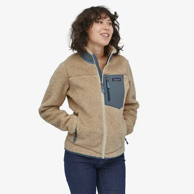 Patagonia W's Classic Retro-X Jacket-Dark Natural w/Plume Grey