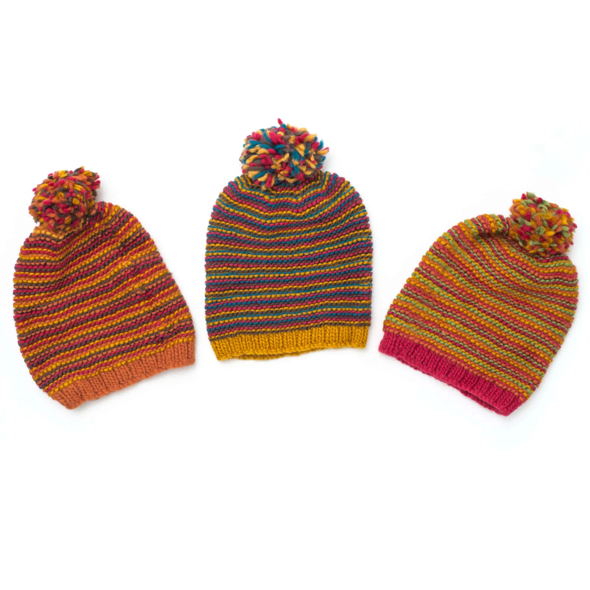 Patons Knit Change Your Stripes Hat