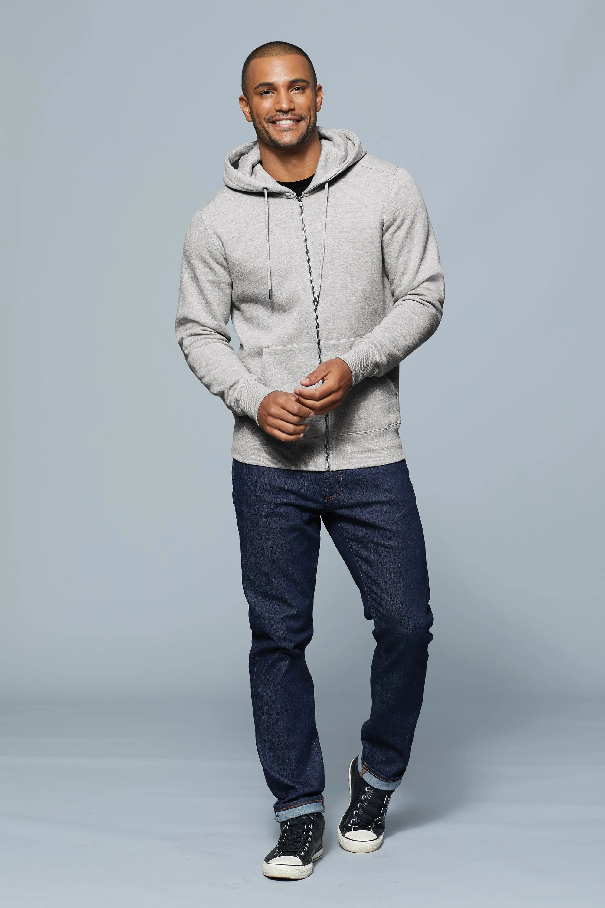 Plain All Seasons Full-Zip Hoodie Adult