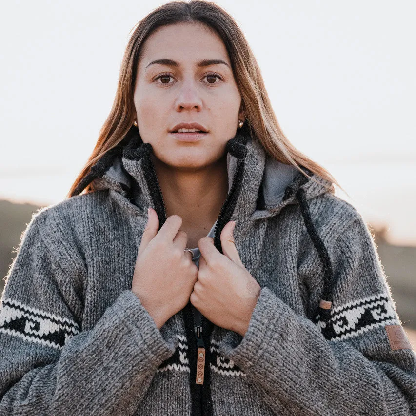 Raglan Wave Women - Stone Grey