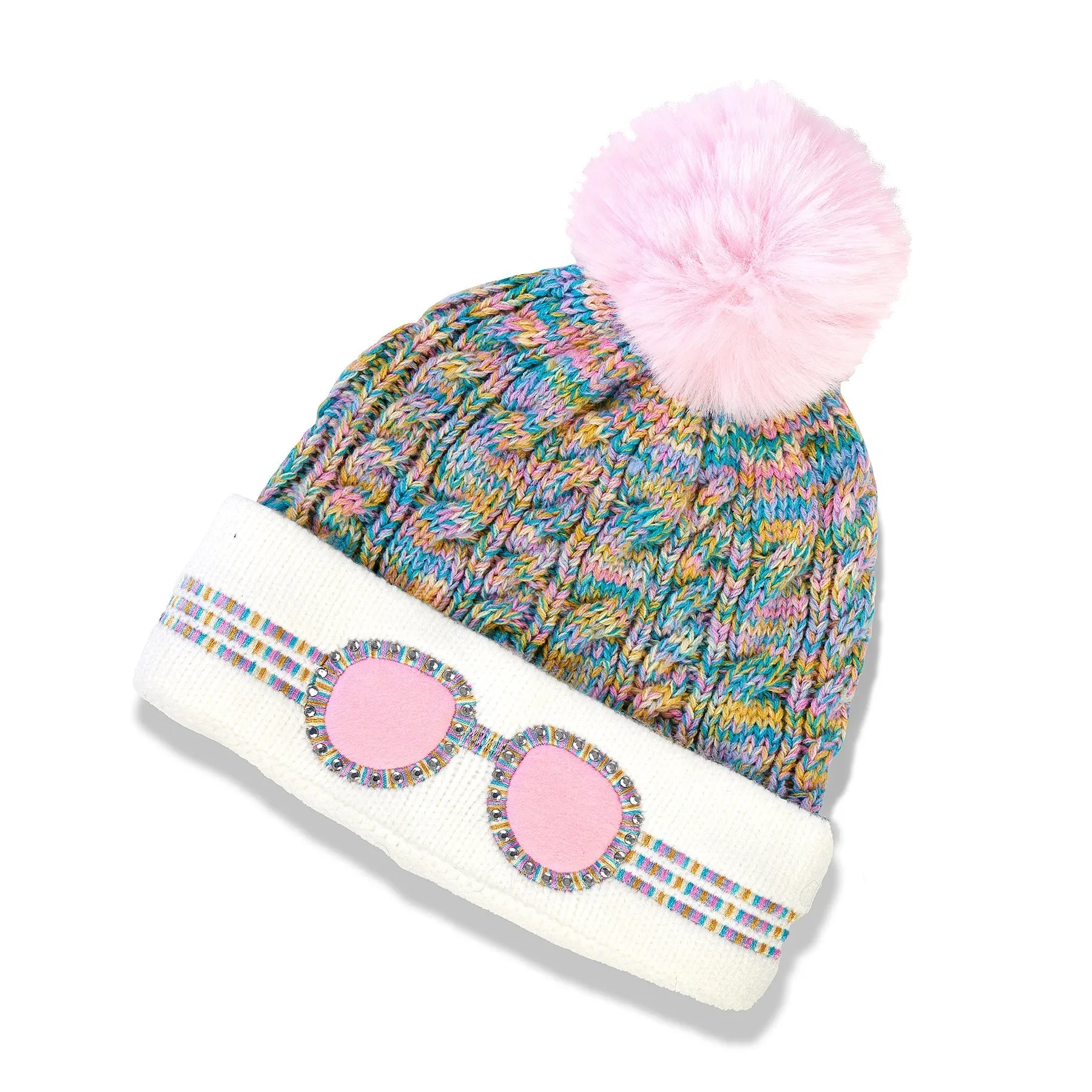 Rainbow Trail Knit Hat