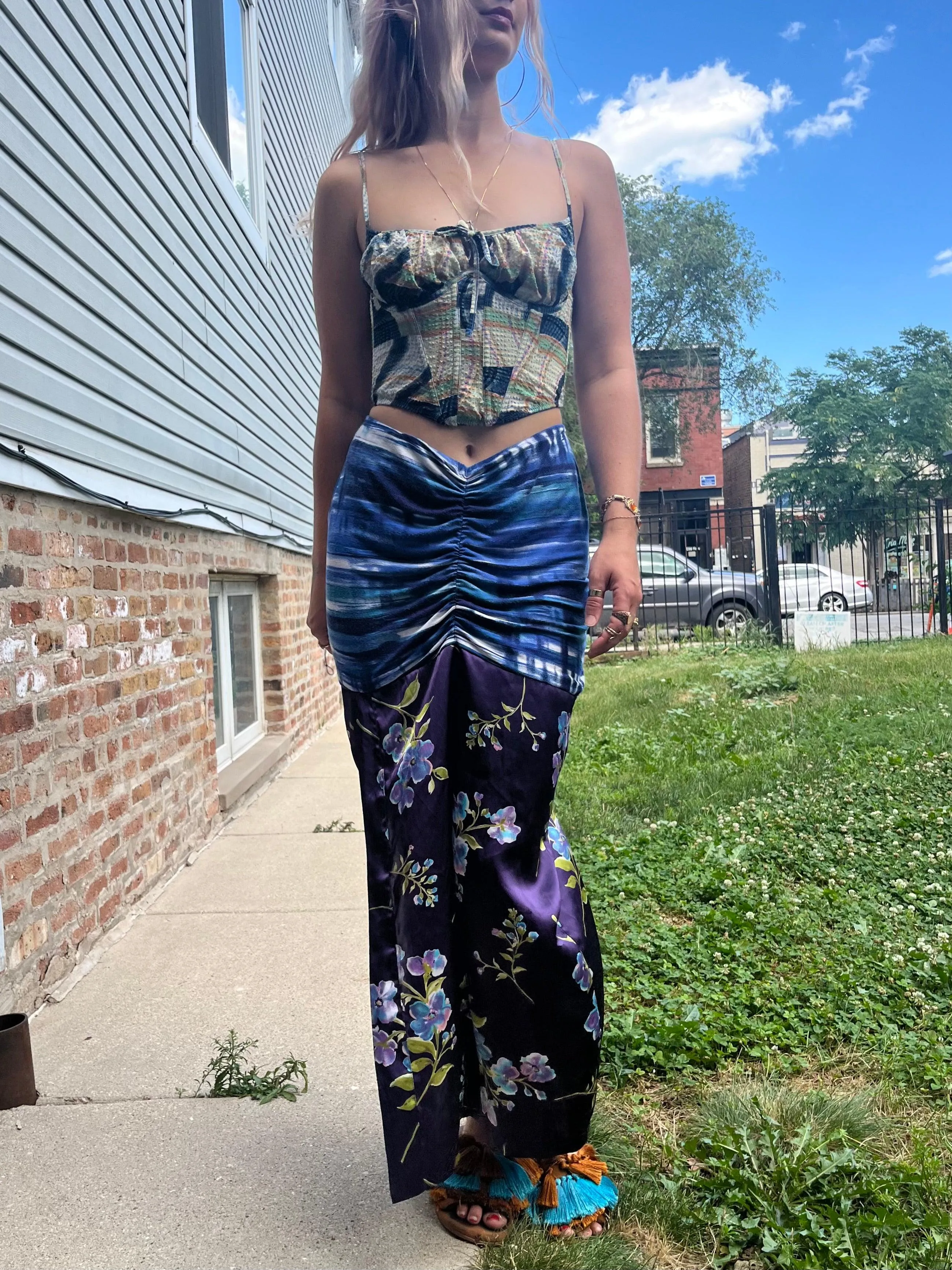 Reclaimed Mind Stands Still Maxi Skirt