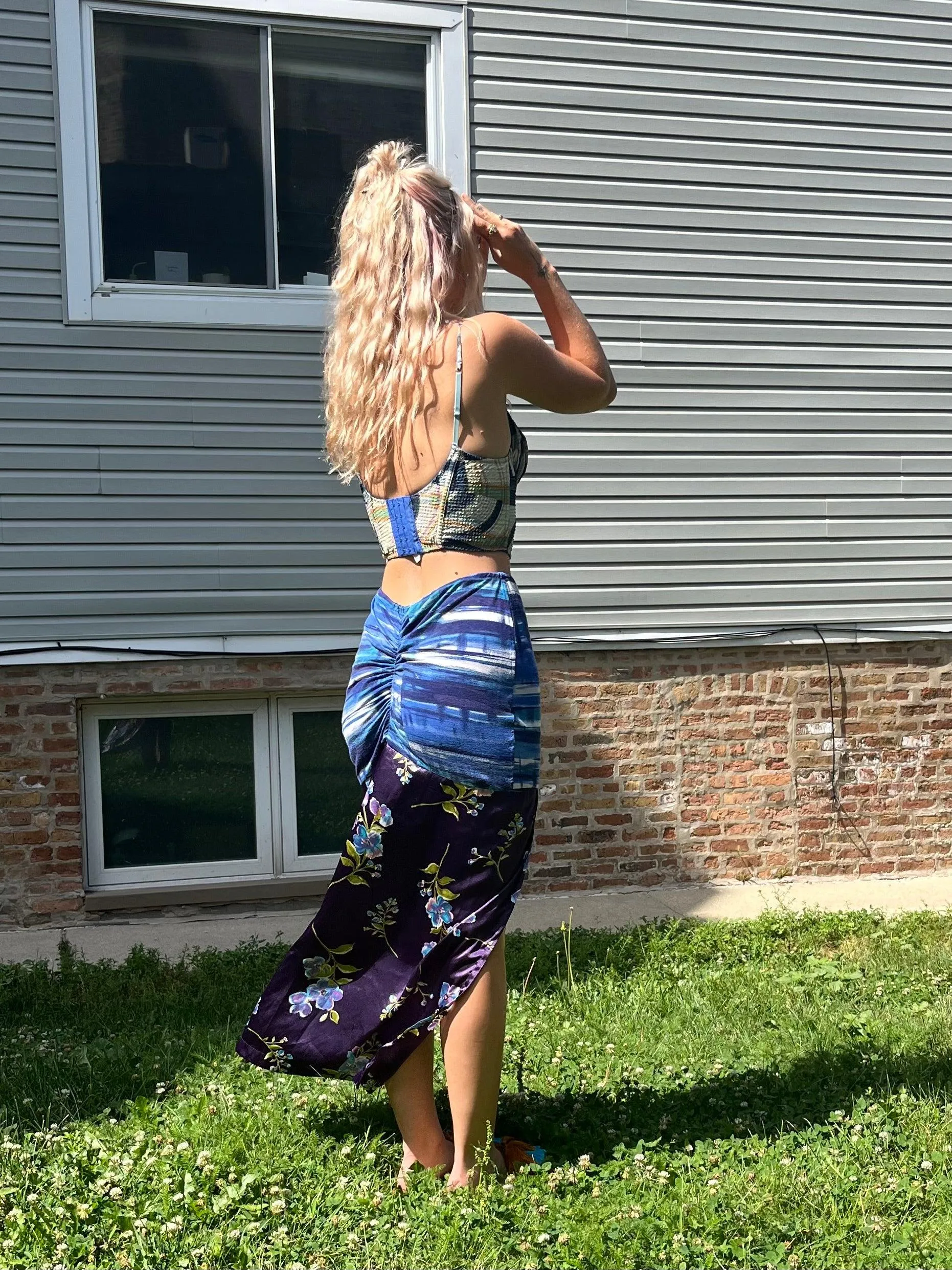 Reclaimed Mind Stands Still Maxi Skirt