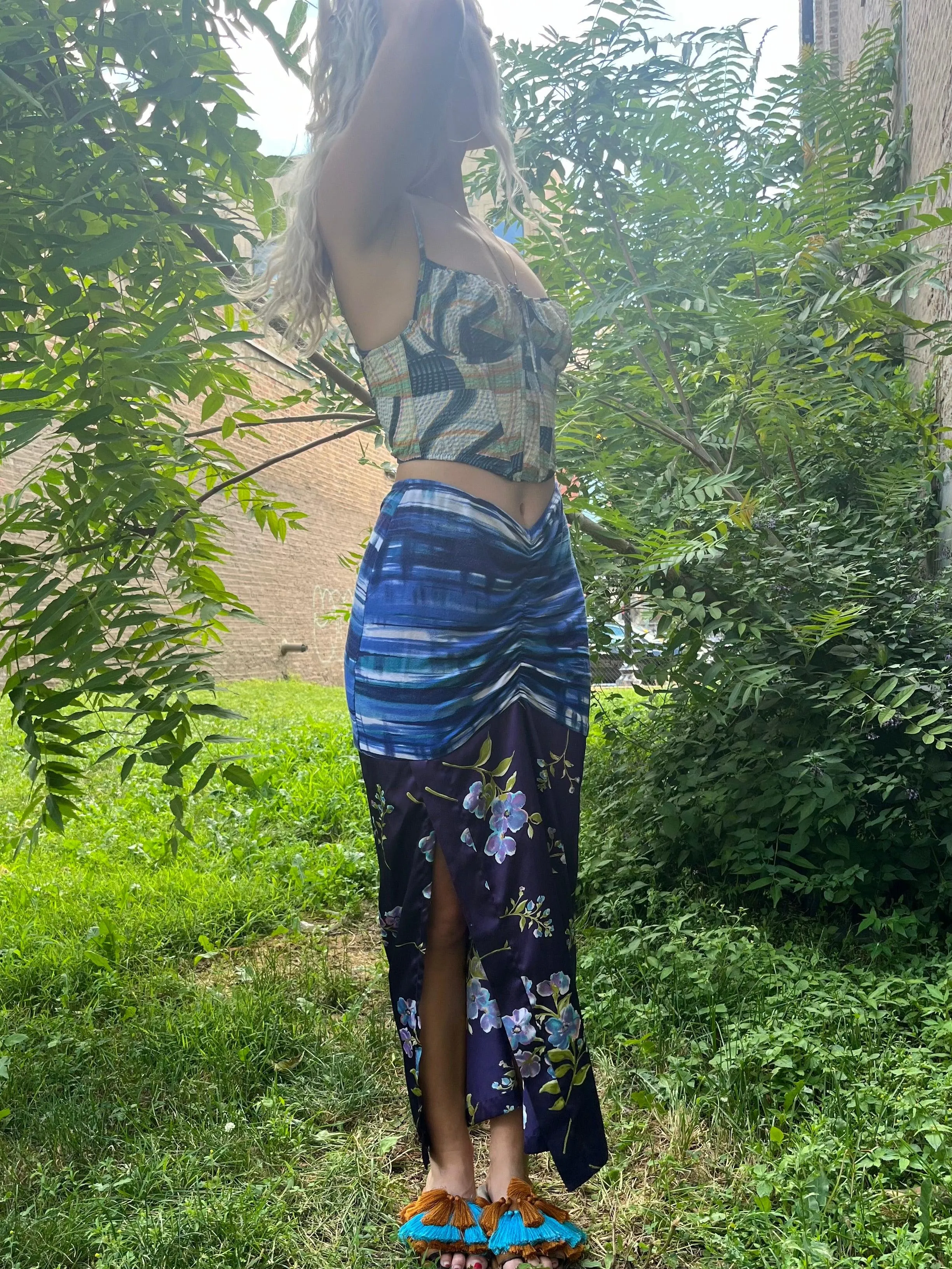 Reclaimed Mind Stands Still Maxi Skirt