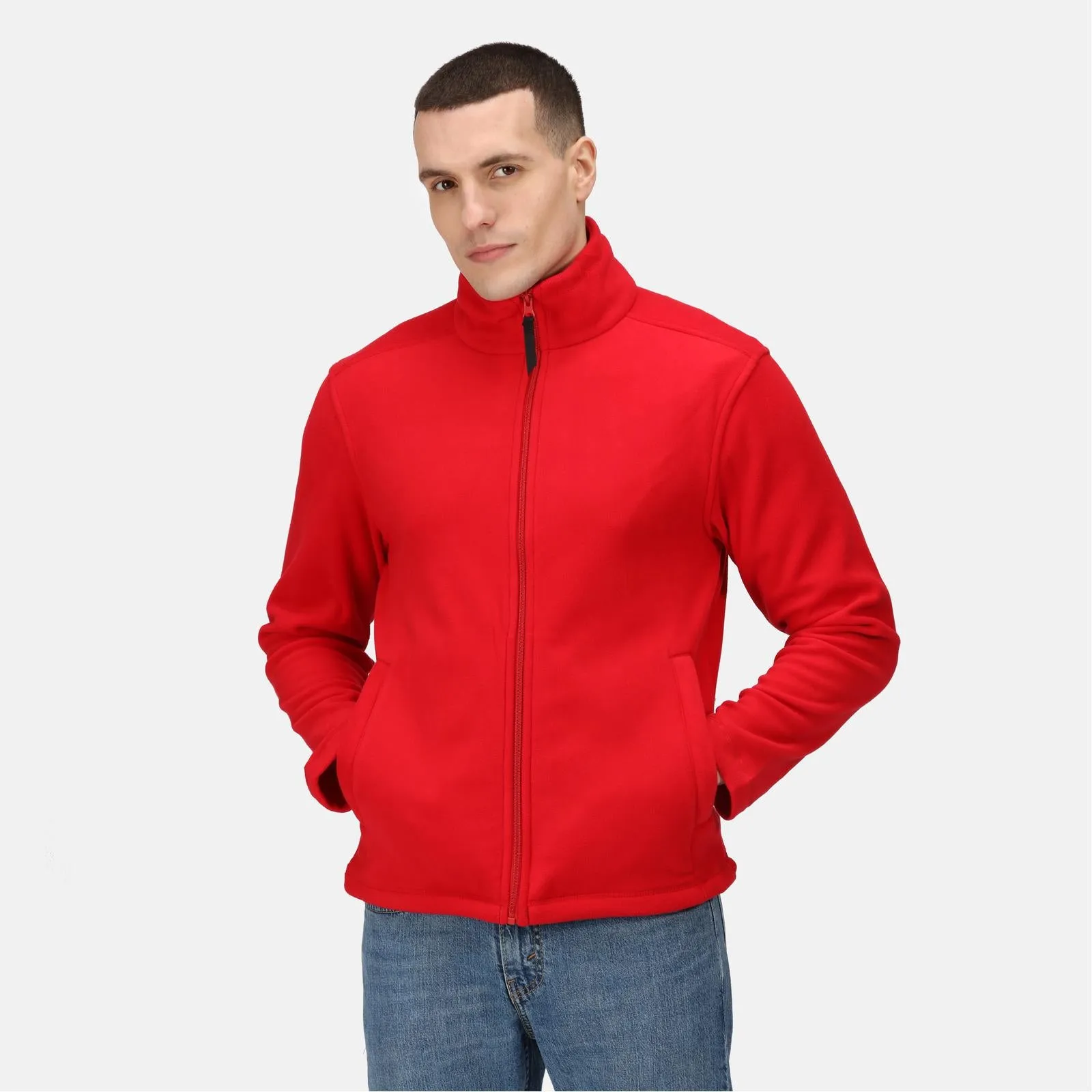 Regatta Professional Mens Micro Zip Full Zip Fleece Jacket