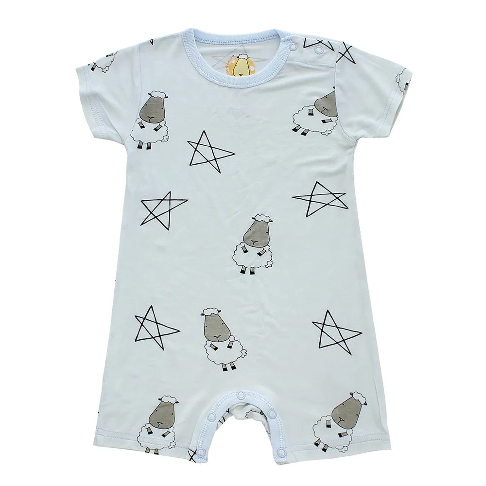 Romper Short Sleeve Big Star & Sheepz Blue