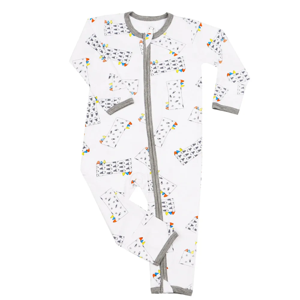 Romper Zip Buddy-Me Everywhere Milk