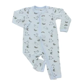 Romper Zip Small Moon & Sheepz Blue