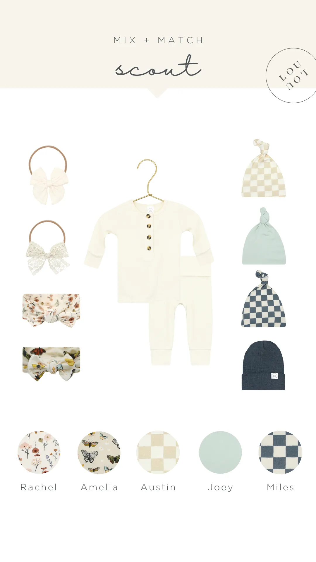 Scout Newborn Headband Bundle (Gown)